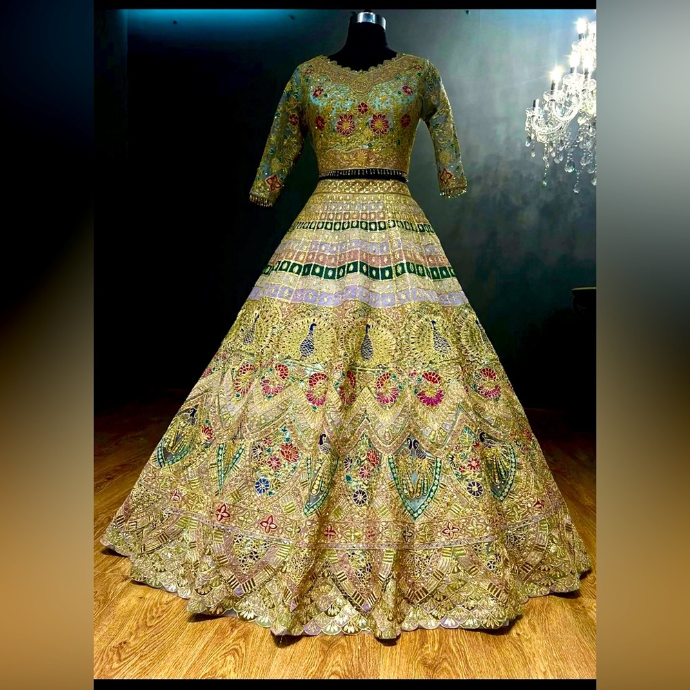 Designer Wedding Lengha (Ejaaz Couture)